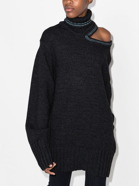 Y/Project cut-out roll-neck oversized jumper – DREEMS