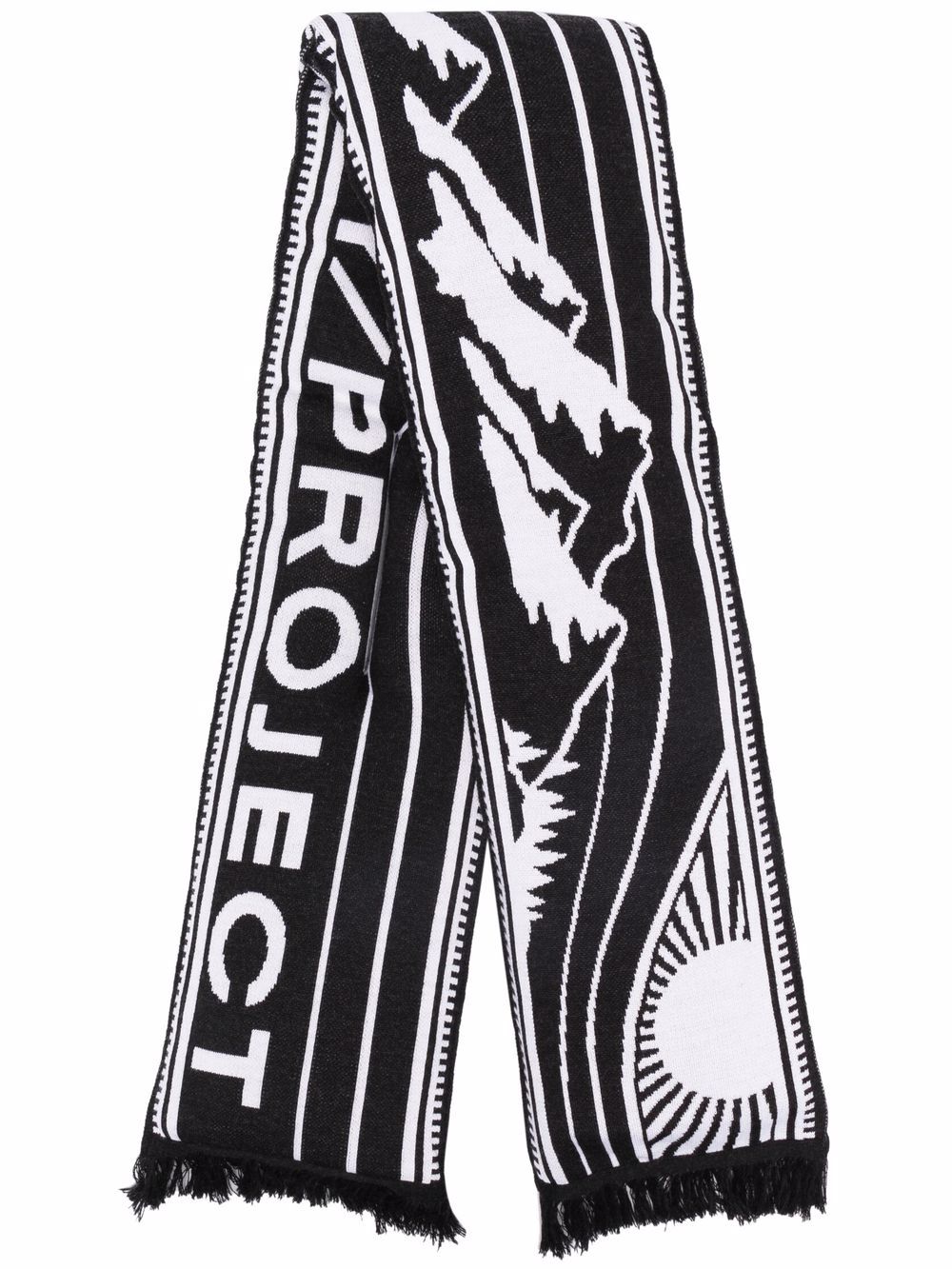 ポリエステル100％極美品 Y/Project logo embroidered scarf