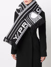 Y/Project mountain-logo knit scarf