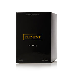 Element Candles Wood 2-Candle-DREEMS