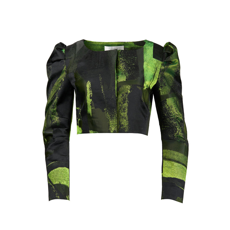 Ezie Designs Abstract Green Jacket