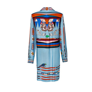 Kutnia Silk Short Zeugma Dress
