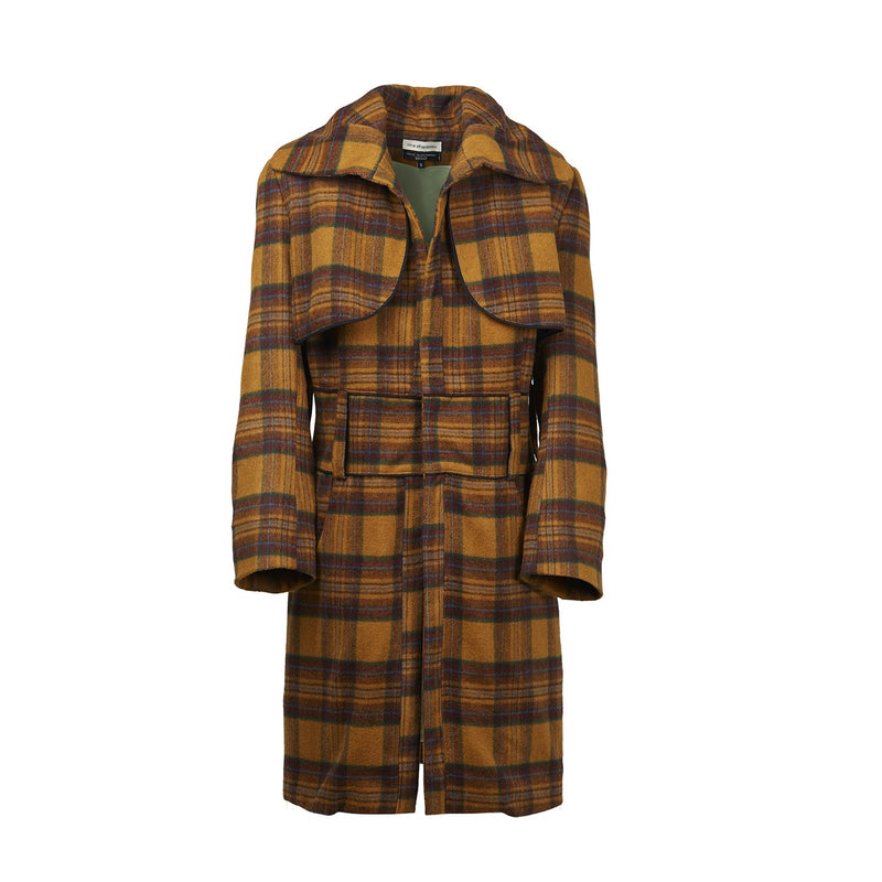 ATHANASIOU Checkered Wool Coat-Coats-DREEMS