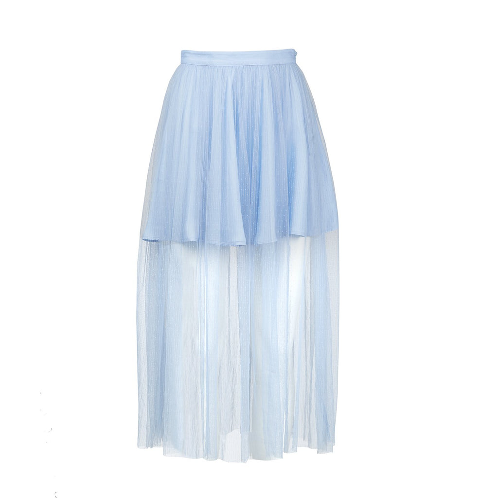 Carol Cao Baby Blue Skirt-Skirts-DREEMS