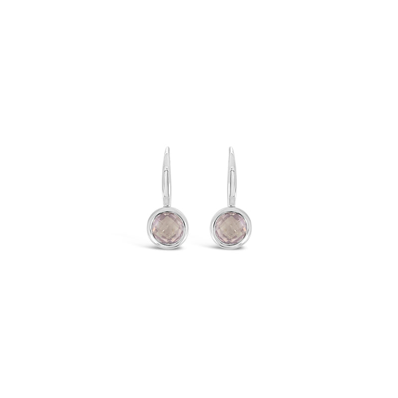 ELVERD DESIGNS Bloom Earrings Rose Quartz