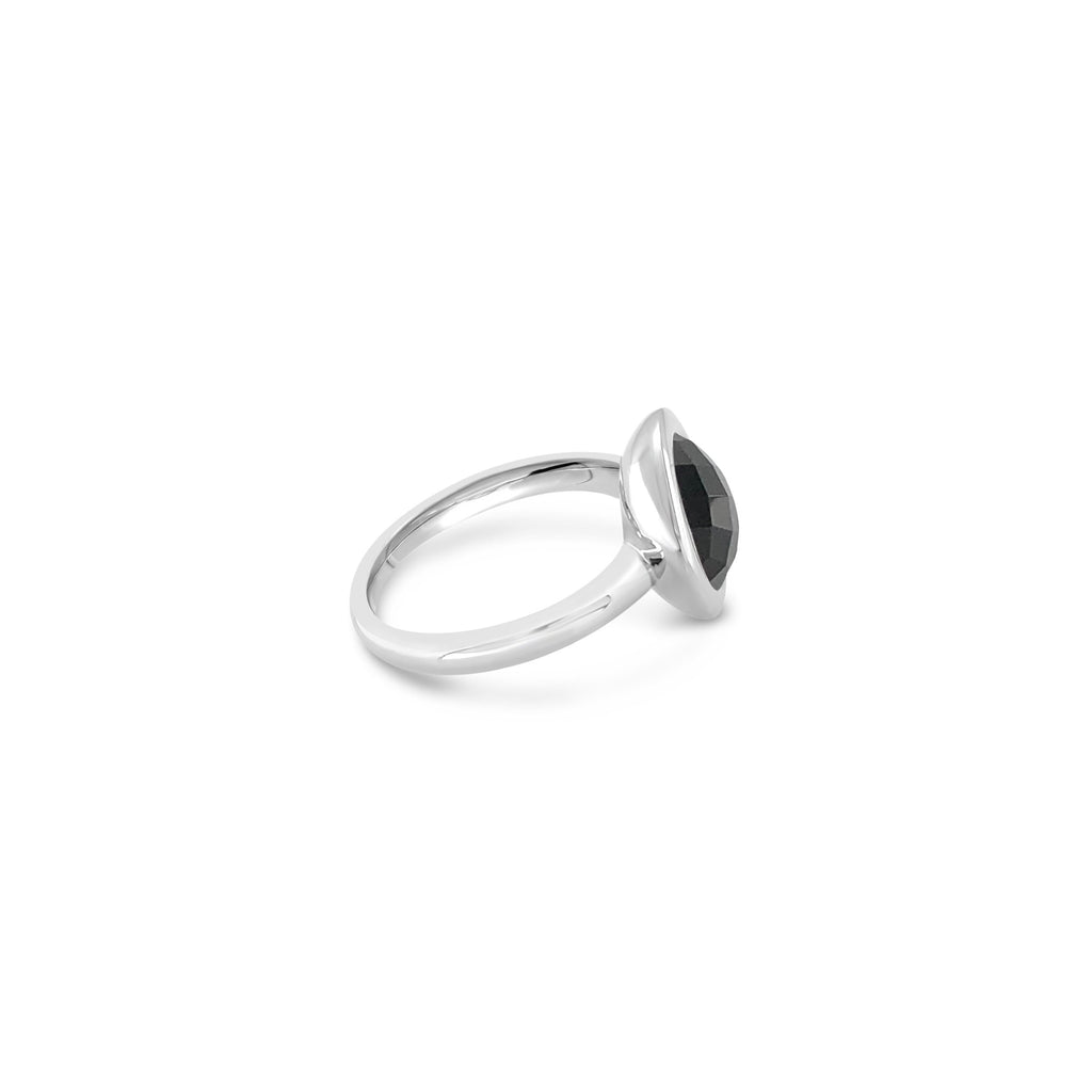 ELVERD DESIGNS Bloom Ring Black Onyx-Rings-Elverd Designs-DREEMS