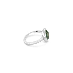 ELVERD DESIGNS Bloom Ring Green Amethyst-Rings-Elverd Designs-DREEMS