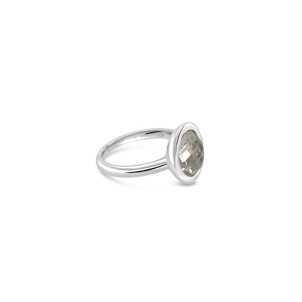 ELVERD DESIGNS Bloom Ring White Quartz-Rings-Elverd Designs-DREEMS