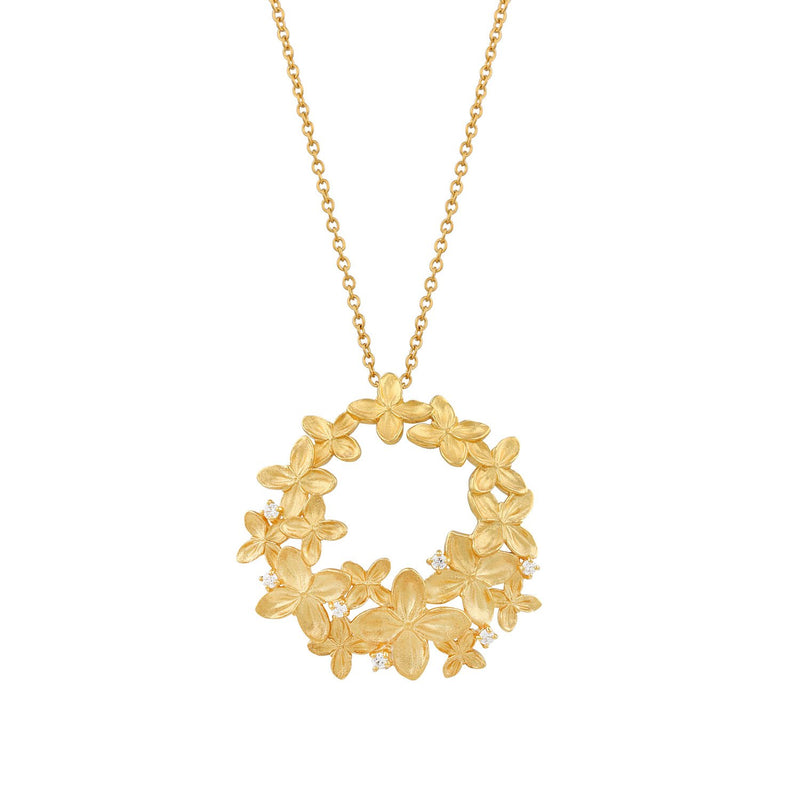 [in]trigue Reminisce Ixora Necklace - Gold-Necklaces-DREEMS