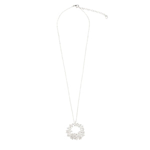 [in]trigue Reminisce Ixora Necklace - Silver-Necklaces-DREEMS