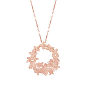 [in]trigue Reminisce Ixora Necklace – Rose Gold-Necklaces-DREEMS