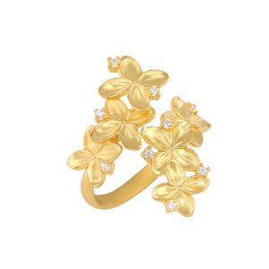 [in]trigue Reminisce Ixora Ring - Gold-Rings-DREEMS