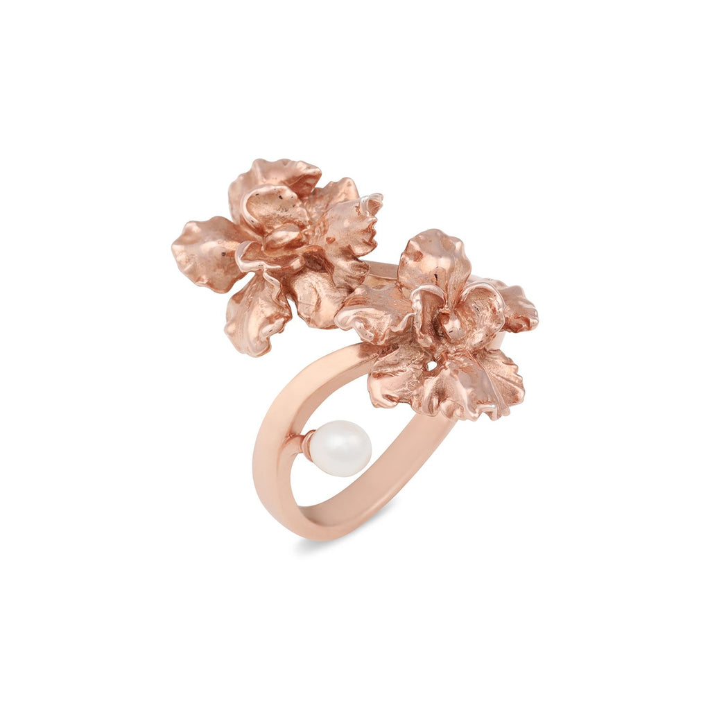 [in]trigue Reminisce Orchid Duo Ring - Rose Gold-Rings-DREEMS