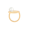 [in]trigue Voyage Pearl Ring - Gold-Rings-DREEMS
