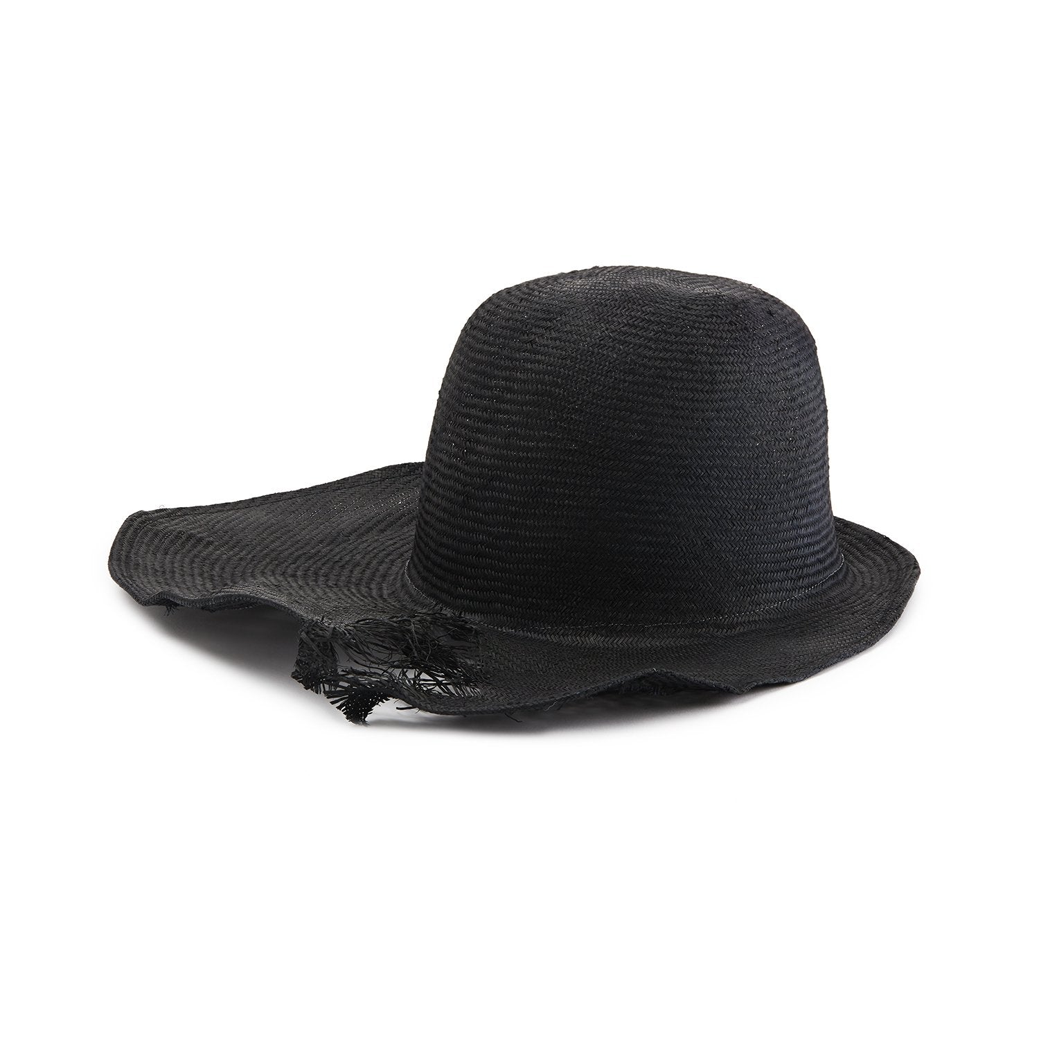 希少 REINHARD PLANK Black Linen Bucket Hat Spring Summer Hats